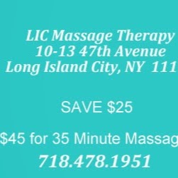 Photo of LIC Massage Therapy in Queens City, New York, United States - 1 Picture of Point of interest, Establishment, Health