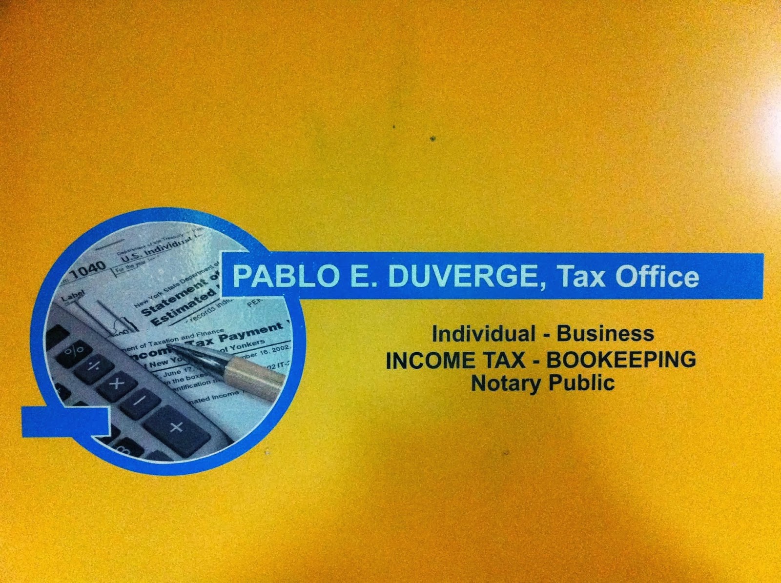 Photo of Pablo E. Duverge, Tax Office in Kings County City, New York, United States - 2 Picture of Point of interest, Establishment, Finance, Accounting