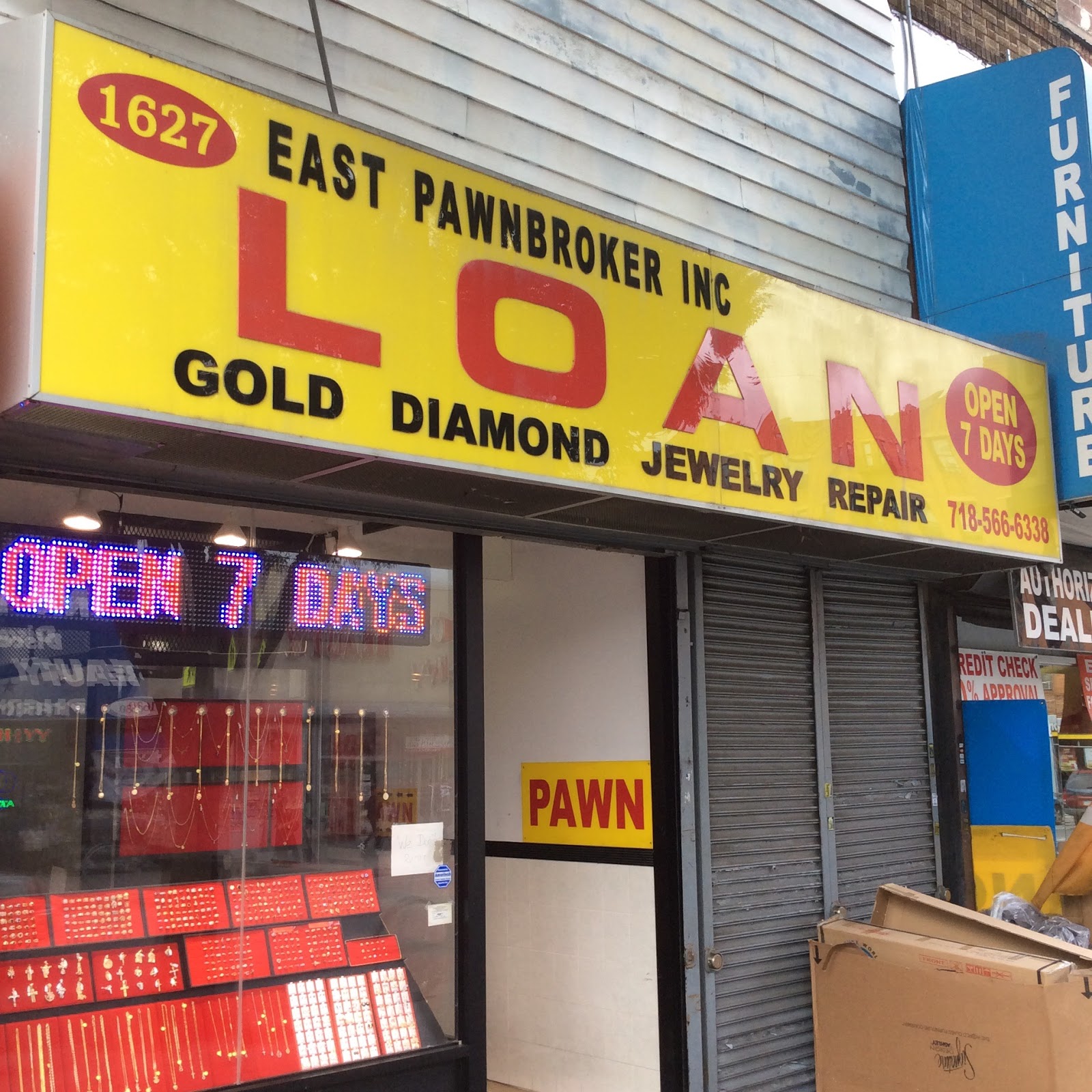 Photo of East Pawn Broker Inc in Kings County City, New York, United States - 1 Picture of Point of interest, Establishment, Finance, Store