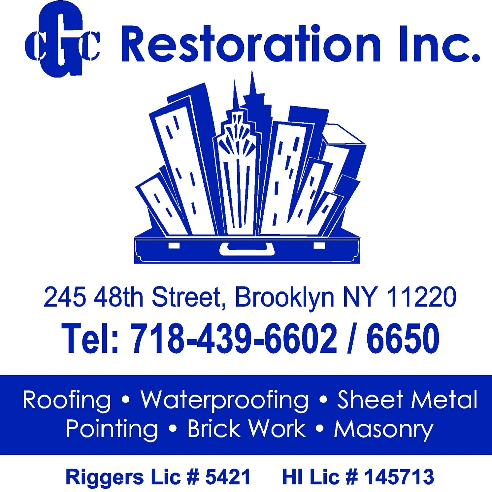 Photo of CGC Restoration Inc in Kings County City, New York, United States - 2 Picture of Point of interest, Establishment, General contractor, Roofing contractor