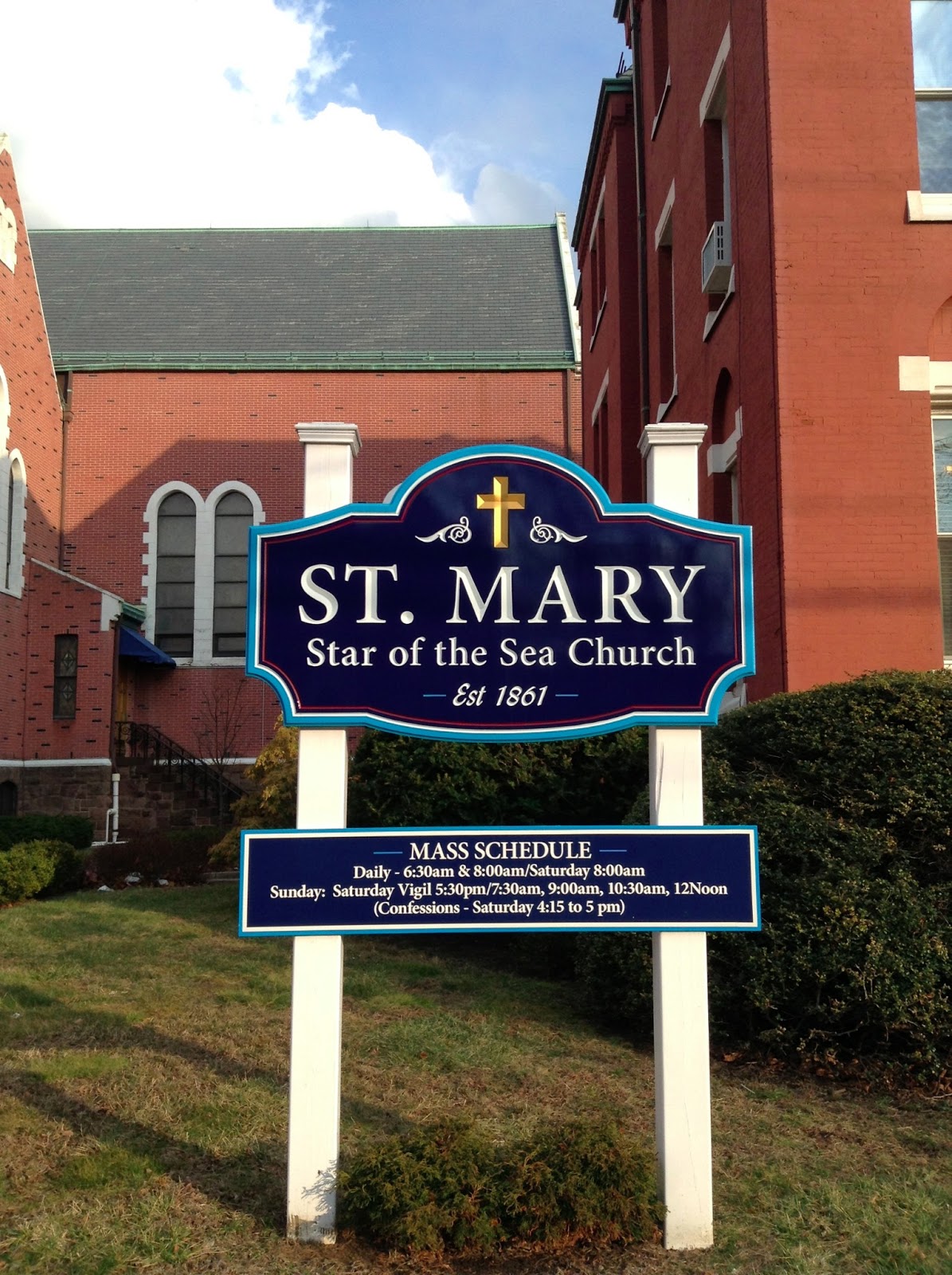Photo of St Mary Star of the Sea Church in Bayonne City, New Jersey, United States - 4 Picture of Point of interest, Establishment, Church, Place of worship
