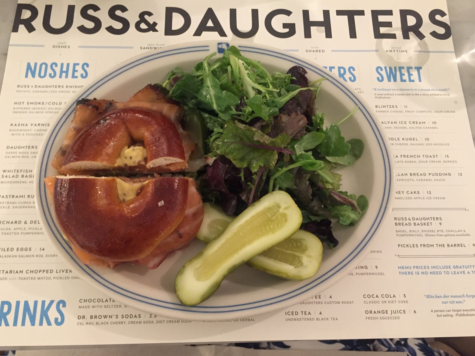 Photo of Russ & Daughters at the Jewish Museum in New York City, New York, United States - 3 Picture of Restaurant, Food, Point of interest, Establishment, Store, Meal takeaway, Bakery