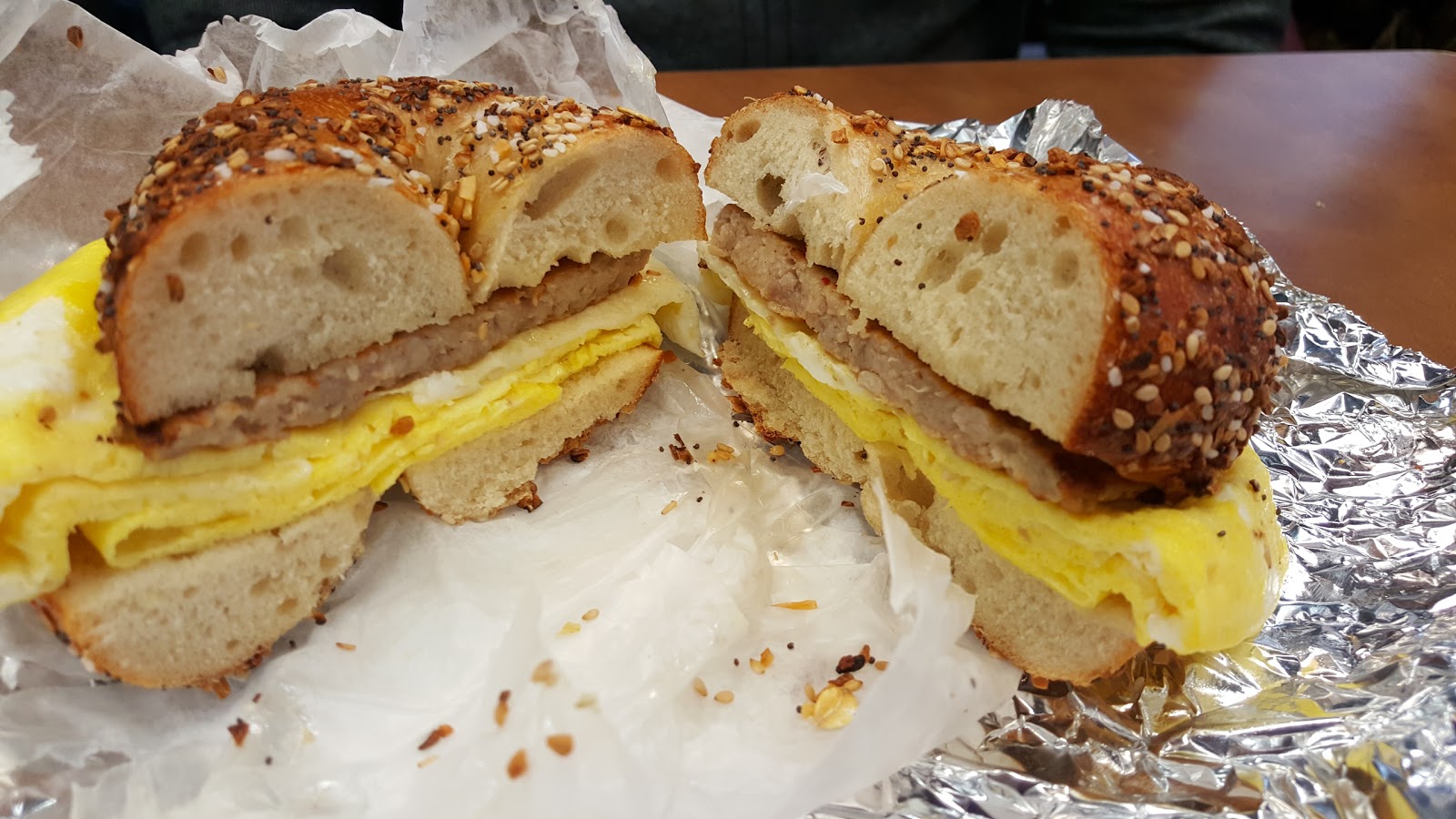 Photo of the bagel store in Brooklyn City, New York, United States - 2 Picture of Restaurant, Food, Point of interest, Establishment, Store, Meal delivery, Cafe, Bakery