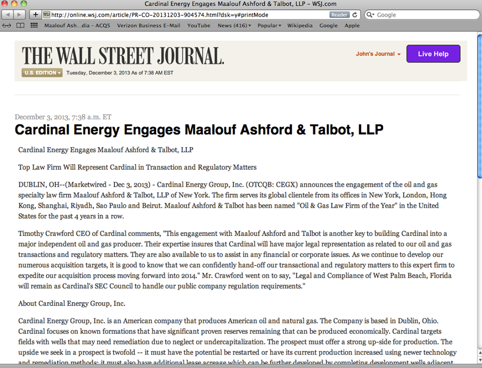 Photo of Maalouf Ashford & Talbot, LLP in New York City, New York, United States - 3 Picture of Point of interest, Establishment, Lawyer