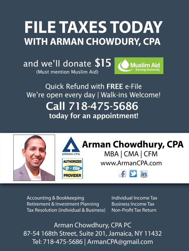 Photo of Arman Chowdhury, CPA, P.C. in Queens City, New York, United States - 6 Picture of Point of interest, Establishment, Finance, Accounting