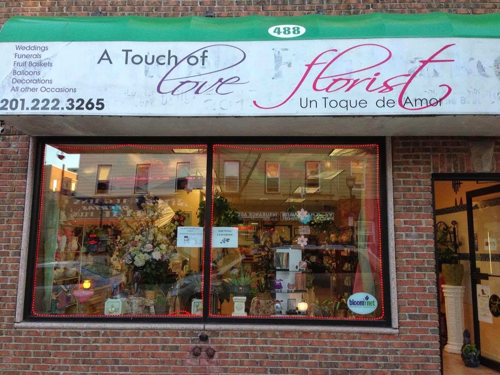 Photo of A Touch of Love Florist in Jersey City, New Jersey, United States - 1 Picture of Point of interest, Establishment, Store, Home goods store, Florist