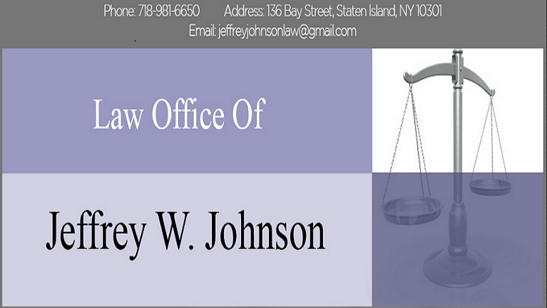 Photo of Law Office of Jeffrey W. Johnson in Richmond City, New York, United States - 1 Picture of Point of interest, Establishment, Lawyer