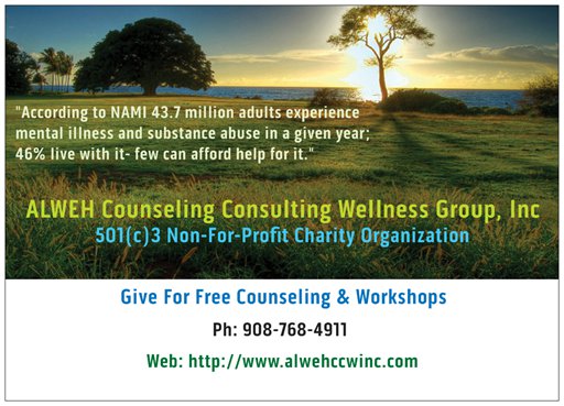 Photo of ALWEH Counseling Consulting Wellness Group, Inc in Maplewood City, New Jersey, United States - 2 Picture of Point of interest, Establishment, Health