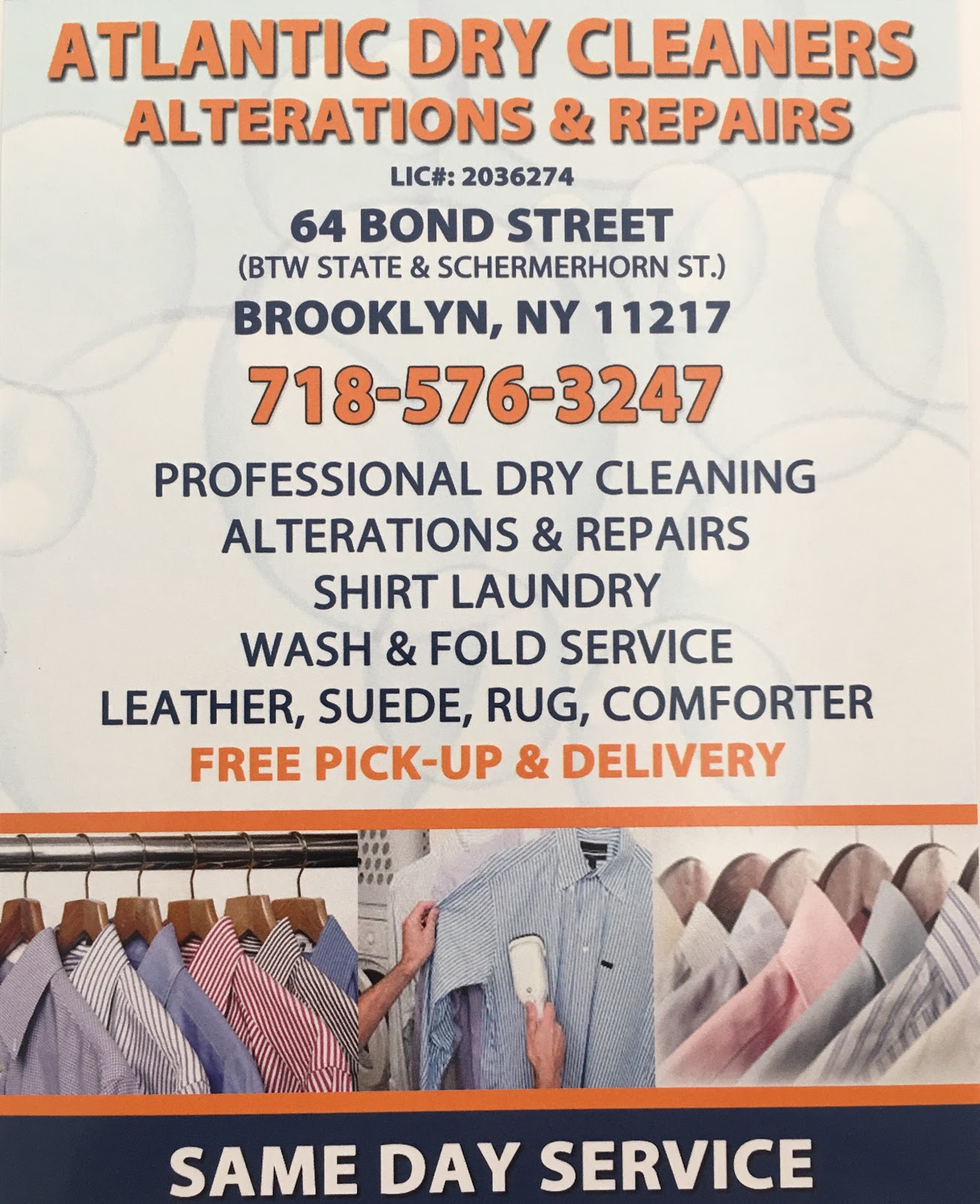 Photo of Atlantic Dry Cleaners in Kings County City, New York, United States - 3 Picture of Point of interest, Establishment, Laundry