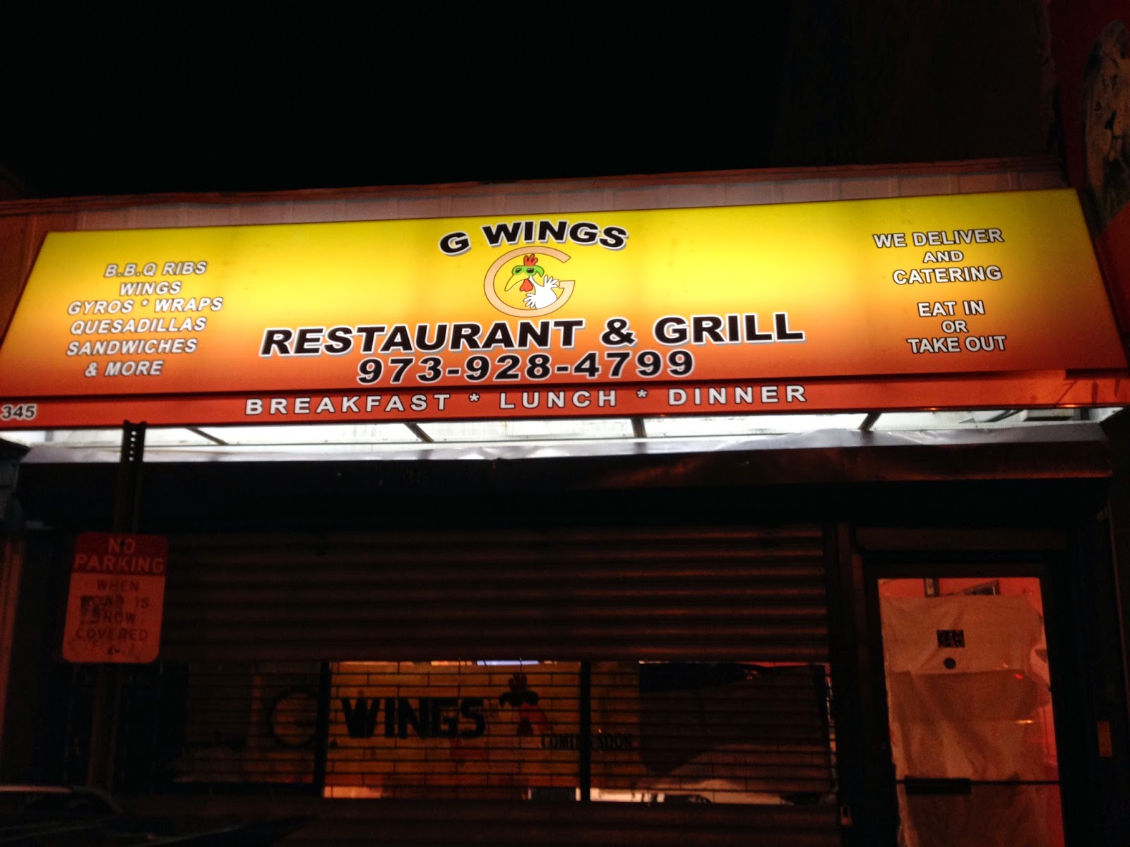 Photo of G Wings Restaurant & Grill in Garfield City, New Jersey, United States - 2 Picture of Restaurant, Food, Point of interest, Establishment, Meal takeaway, Meal delivery