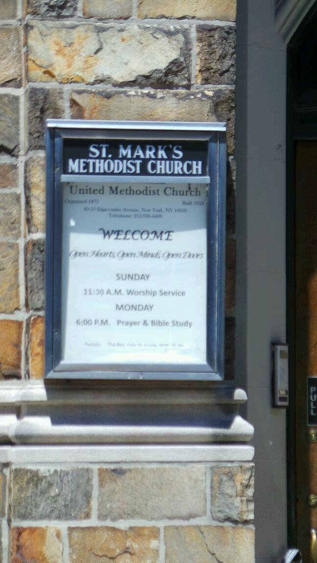 Photo of St Marks United Methodist Church in New York City, New York, United States - 4 Picture of Point of interest, Establishment, Church, Place of worship