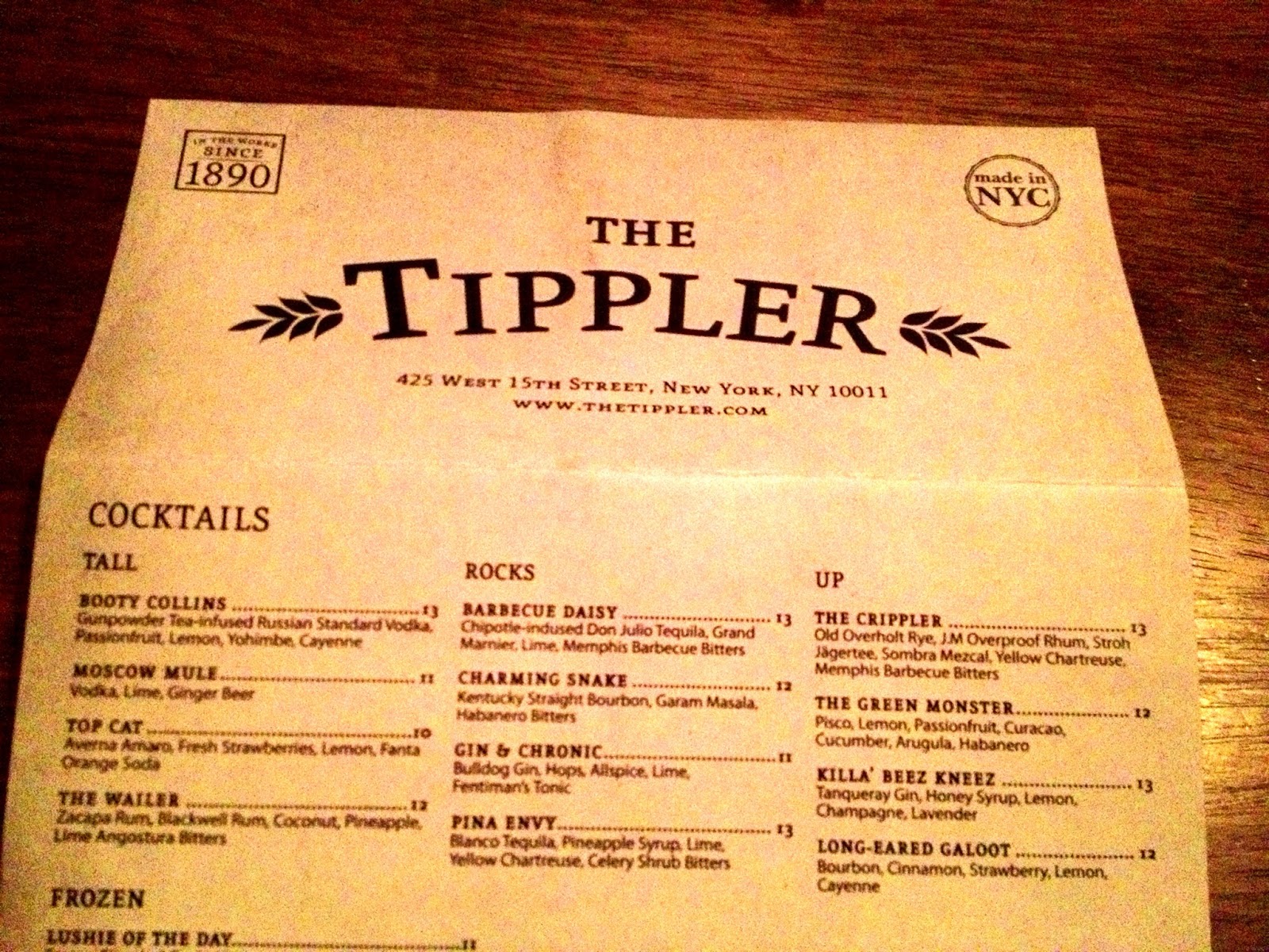 Photo of The Tippler in New York City, New York, United States - 9 Picture of Restaurant, Food, Point of interest, Establishment, Bar