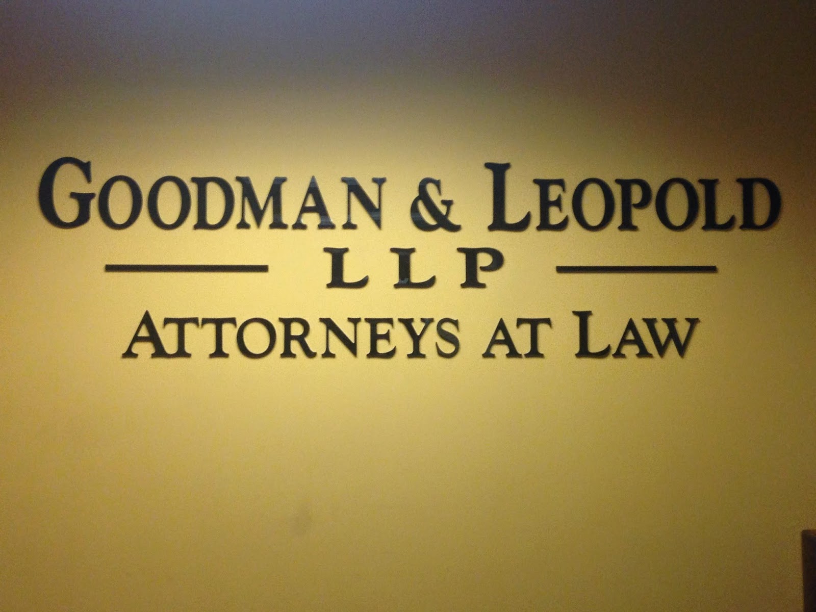 Photo of Goodman & Leopold LLP in Hackensack City, New Jersey, United States - 1 Picture of Point of interest, Establishment, Lawyer