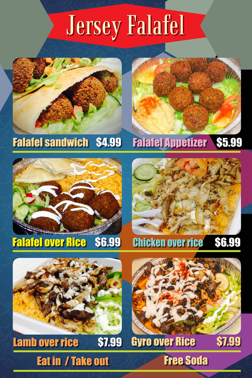 Photo of Jersey Falafel in Jersey City, New Jersey, United States - 8 Picture of Restaurant, Food, Point of interest, Establishment