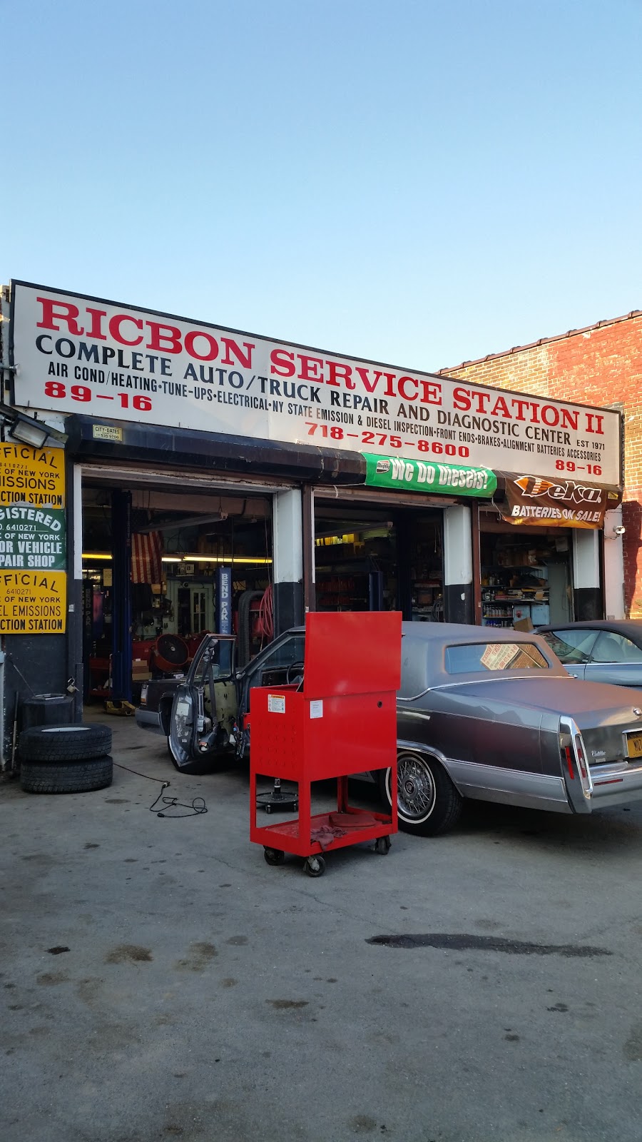 Photo of Ricbon Service Station in Queens City, New York, United States - 1 Picture of Point of interest, Establishment, Gas station, Car repair