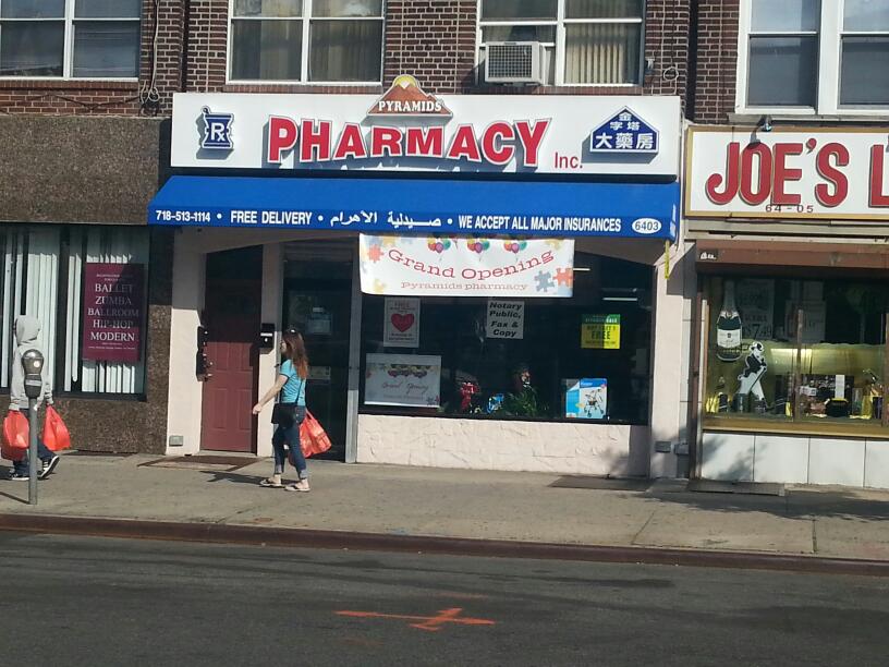 Photo of Pyramids Pharmacy Inc. in Brooklyn City, New York, United States - 1 Picture of Point of interest, Establishment, Store, Health, Pharmacy
