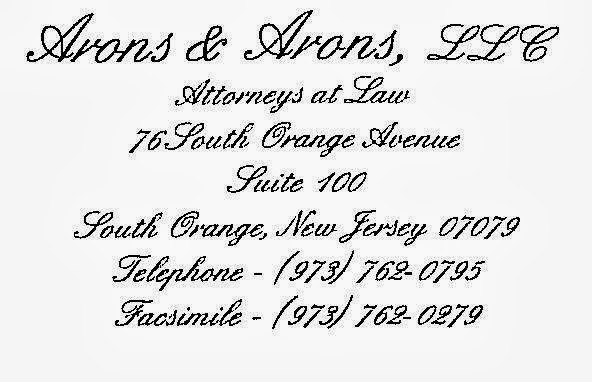 Photo of Arons & Arons, LLC in South Orange City, New Jersey, United States - 1 Picture of Point of interest, Establishment, Lawyer