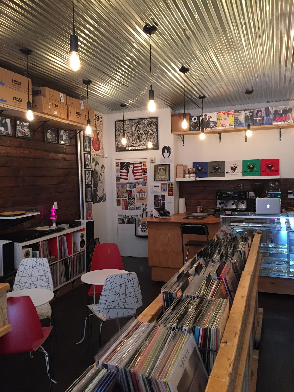 Photo of Hifi Records & Café in Queens City, New York, United States - 1 Picture of Food, Point of interest, Establishment, Store, Cafe, Electronics store