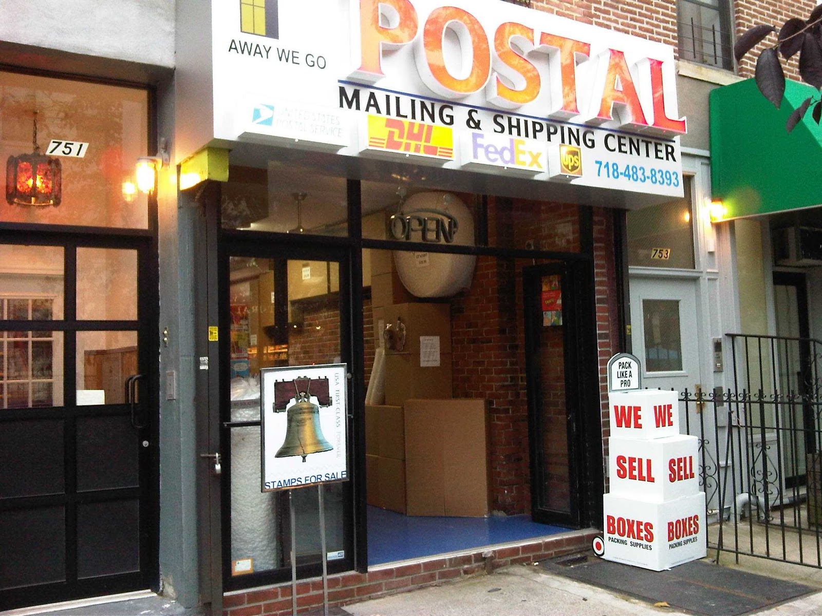 Photo of Away We Go Postal in Kings County City, New York, United States - 1 Picture of Point of interest, Establishment, Finance, Post office