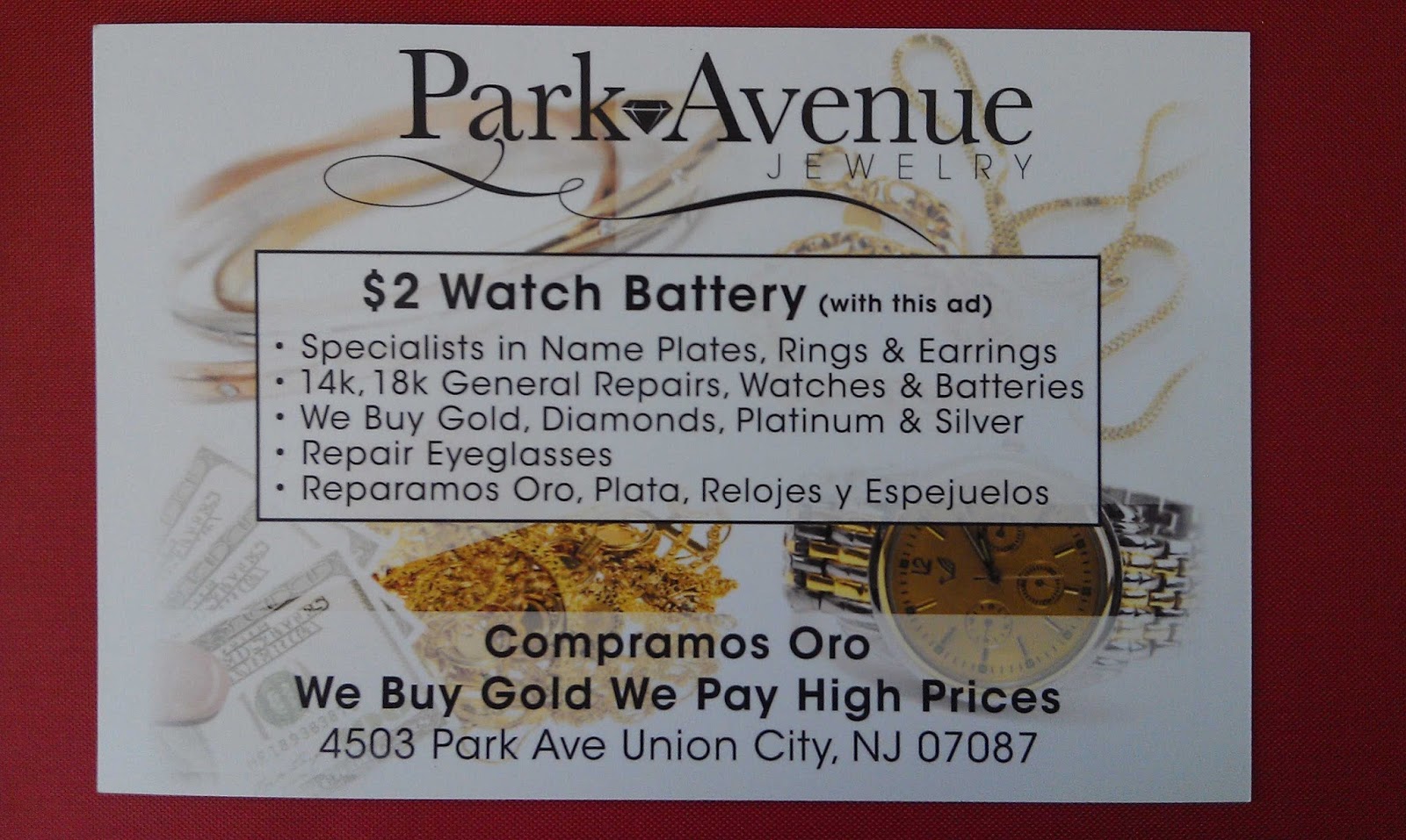 Photo of Park Avenue Jewelry in Union City, New Jersey, United States - 1 Picture of Point of interest, Establishment, Finance, Store, Jewelry store