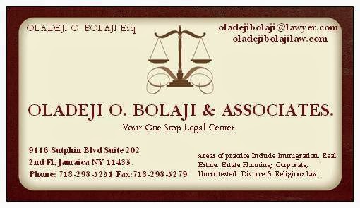 Photo of OLADEJI O. BOLAJI & ASSOCIATES. in Queens City, New York, United States - 2 Picture of Point of interest, Establishment, Lawyer