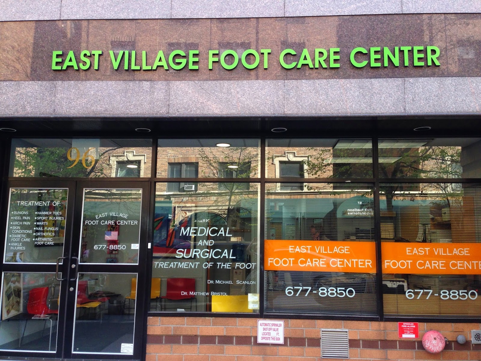 Photo of East Village Foot Care Center - Michael Scanlon, D.P.M. and Matthew Bristol, D.P.M. in New York City, New York, United States - 1 Picture of Point of interest, Establishment, Health, Doctor