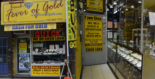 Photo of Fever of Gold Pawn Broker in New York City, New York, United States - 3 Picture of Point of interest, Establishment, Finance, Store, Jewelry store