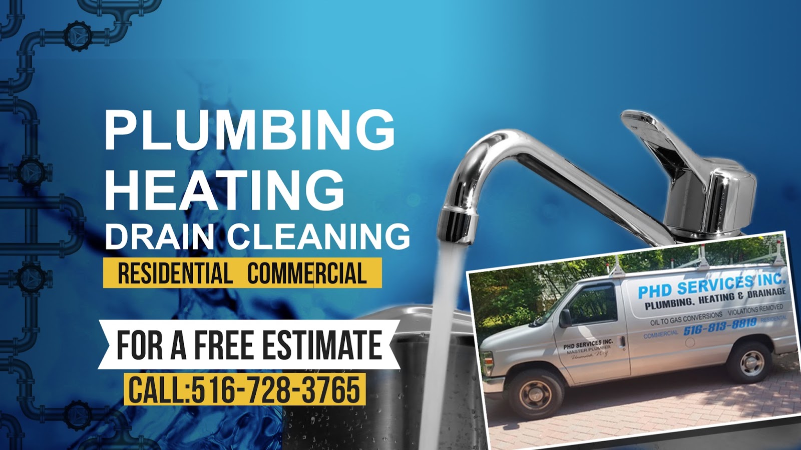 Photo of PHD Services Inc Plumbing, Heating & Drainage in Baldwin City, New York, United States - 1 Picture of Point of interest, Establishment, Plumber