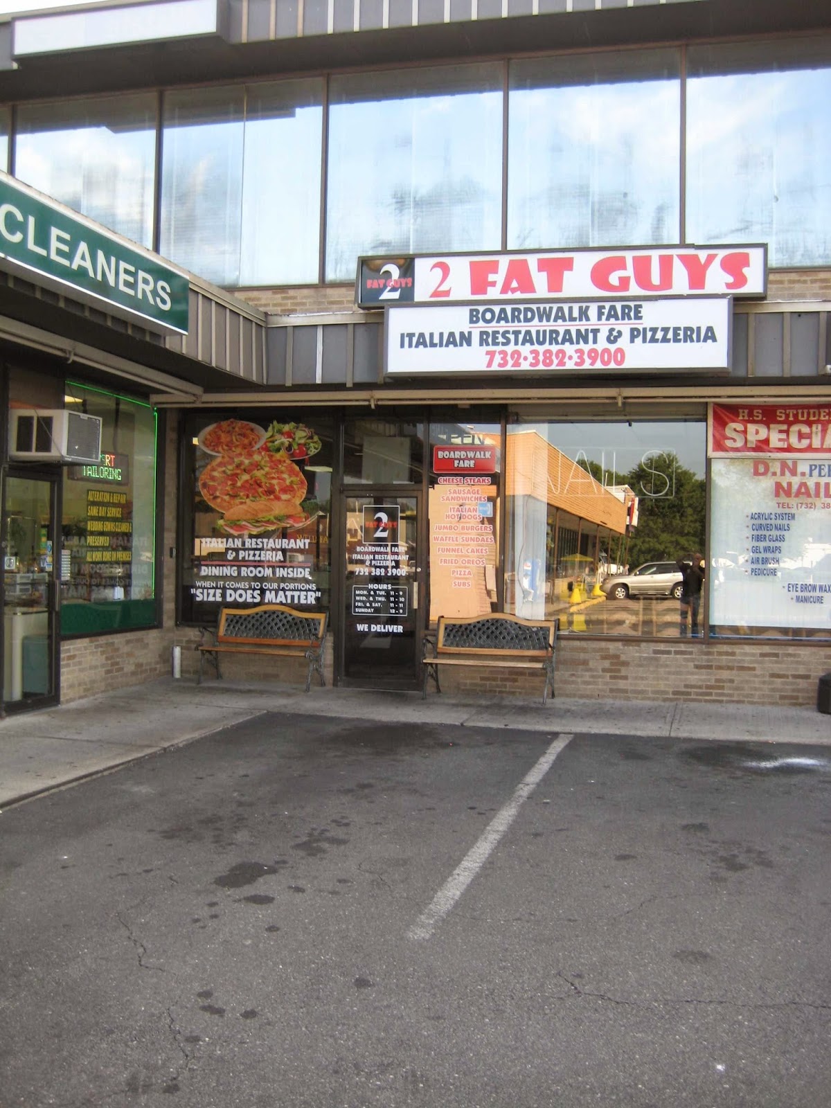 Photo of Two Fat Guys Boardwalk Fare Restaurant & Pizzeria in Colonia City, New Jersey, United States - 1 Picture of Restaurant, Food, Point of interest, Establishment, Meal takeaway