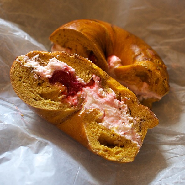 Photo of Bagels On the Square in New York City, New York, United States - 3 Picture of Food, Point of interest, Establishment, Store, Bakery