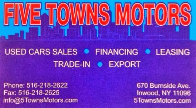 Photo of Five Towns Motors in Inwood City, New York, United States - 7 Picture of Point of interest, Establishment, Car dealer, Store