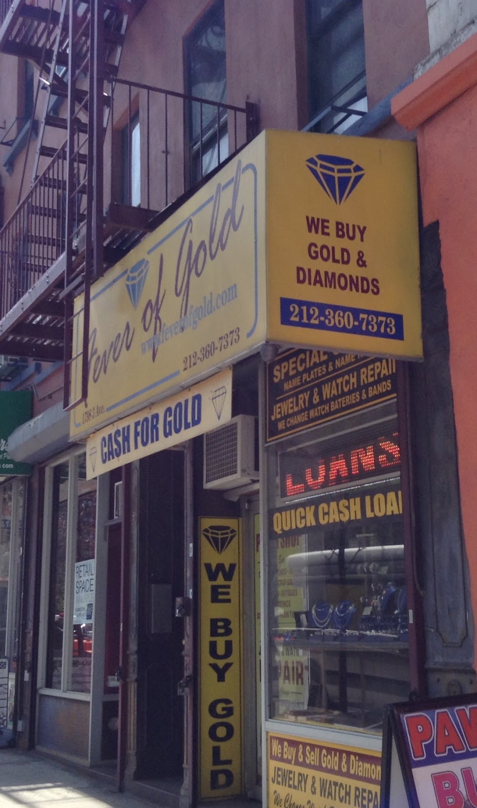 Photo of Fever of Gold Pawn Broker in New York City, New York, United States - 2 Picture of Point of interest, Establishment, Finance, Store, Jewelry store