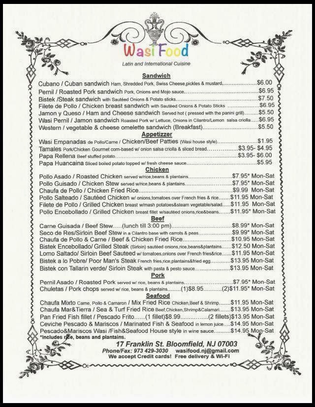 Photo of Wasi Food in Bloomfield City, New Jersey, United States - 6 Picture of Restaurant, Food, Point of interest, Establishment, Meal delivery