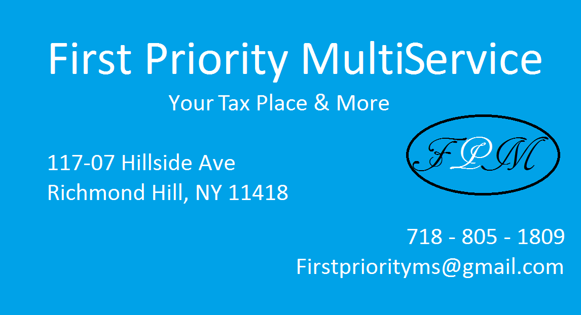 Photo of First Priority MultiService Inc. in Queens City, New York, United States - 4 Picture of Point of interest, Establishment, Finance, Accounting