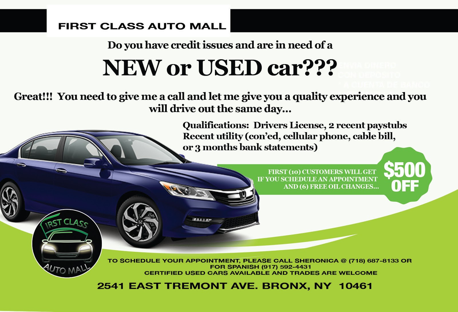 Photo of First Class Auto mall in Bronx City, New York, United States - 4 Picture of Point of interest, Establishment