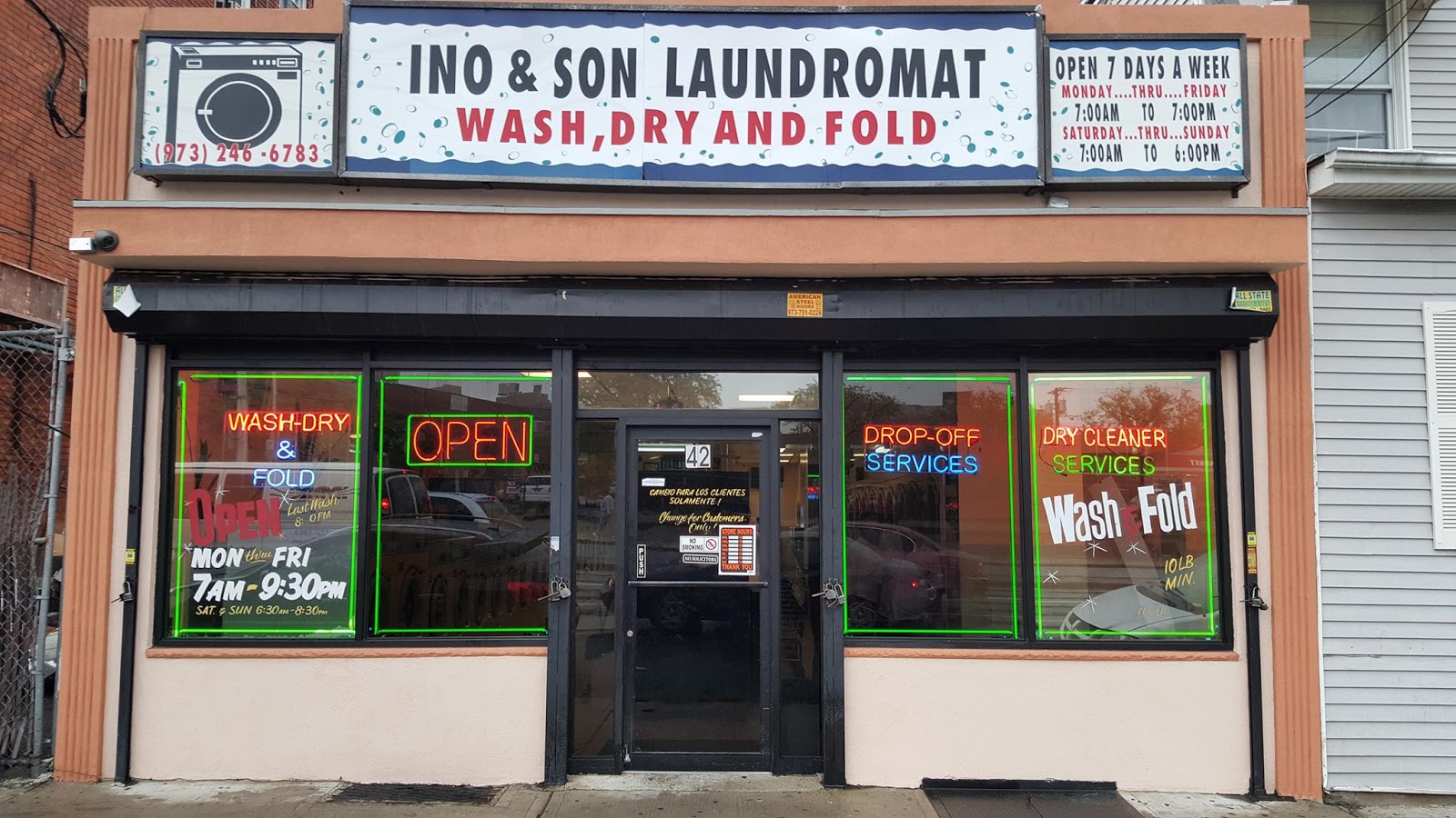 Photo of Ino & Son Laundromat in Passaic City, New Jersey, United States - 2 Picture of Point of interest, Establishment, Laundry