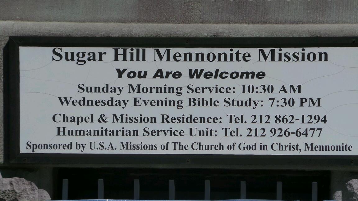 Photo of Sugar Hill Mennonite Mission in New York City, New York, United States - 2 Picture of Point of interest, Establishment, Church, Place of worship