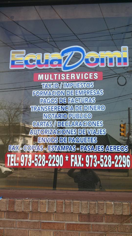 Photo of Ecuadomi Multiservice in Belleville City, New Jersey, United States - 1 Picture of Point of interest, Establishment, Finance