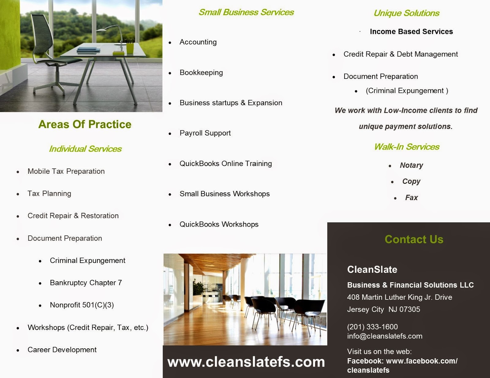 Photo of CleanSlate Business & Financial LLC in Hoboken City, New Jersey, United States - 4 Picture of Point of interest, Establishment, Finance, Accounting