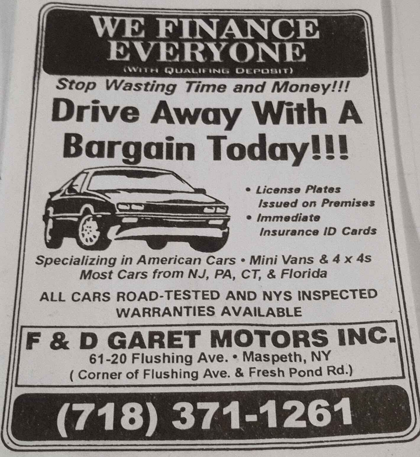 Photo of GARET MOTORS in Queens City, New York, United States - 4 Picture of Point of interest, Establishment, Car dealer, Store