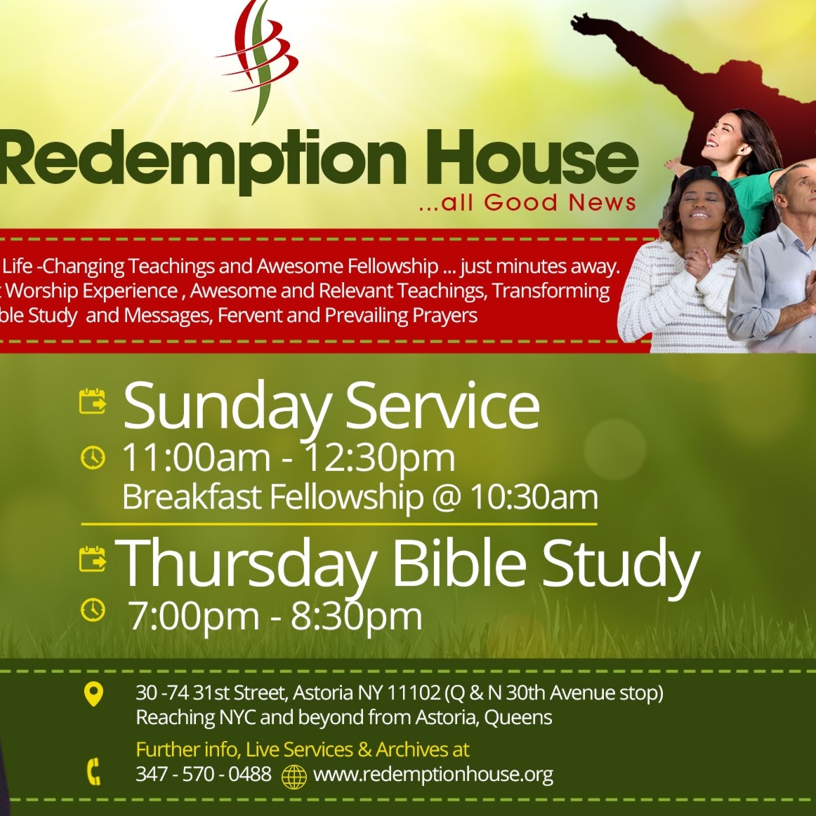 Photo of Redemption House in Queens City, New York, United States - 1 Picture of Point of interest, Establishment, Church, Place of worship