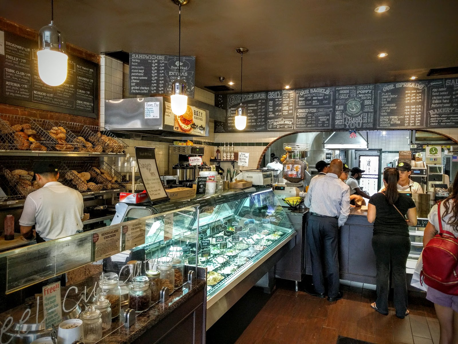 Photo of Brooklyn Bagel & Coffee Co in Queens City, New York, United States - 1 Picture of Restaurant, Food, Point of interest, Establishment, Store, Meal takeaway, Cafe, Bakery