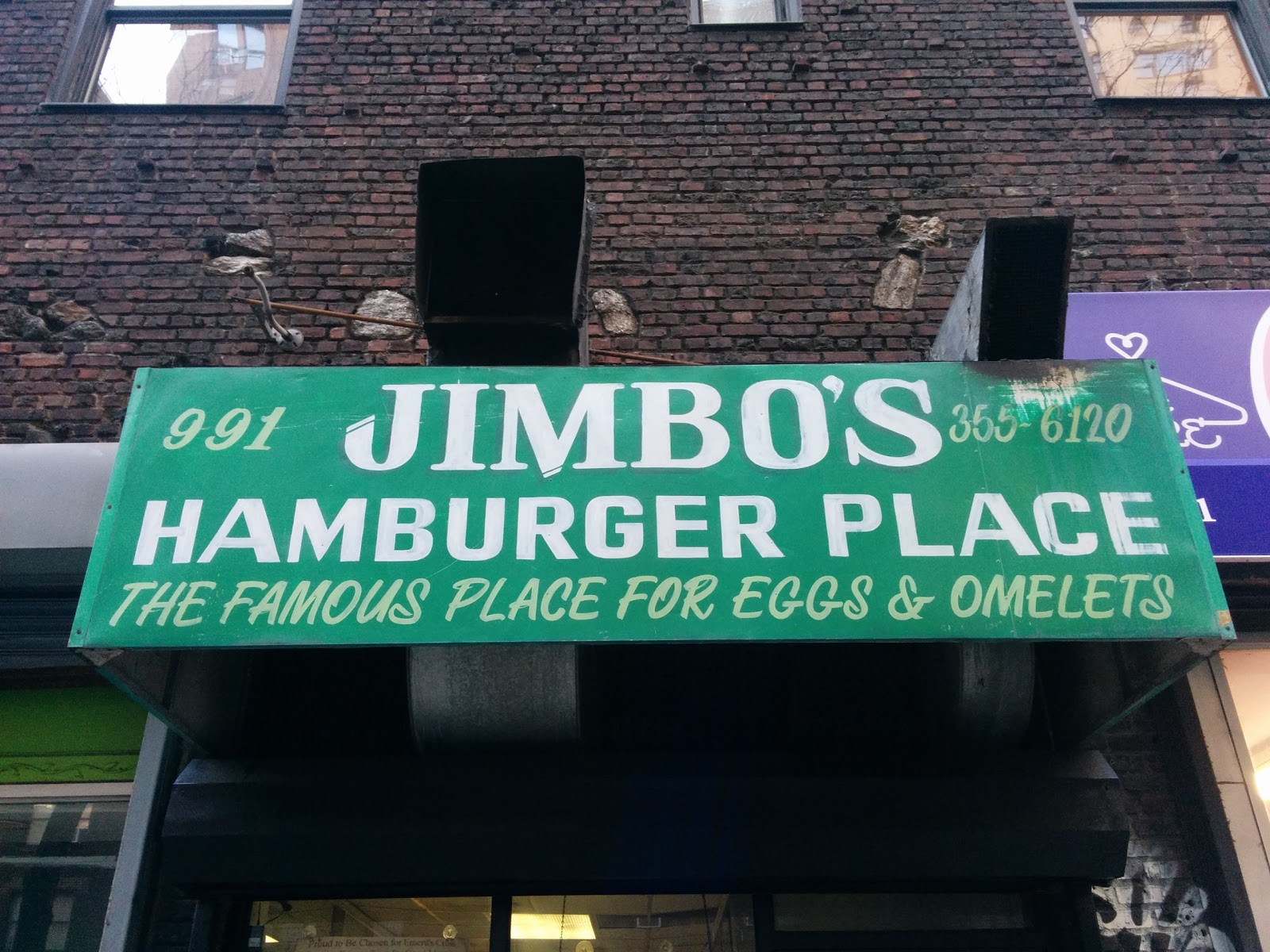 Photo of Jimbo's Hamburger Place in New York City, New York, United States - 1 Picture of Restaurant, Food, Point of interest, Establishment, Store, Meal delivery, Bakery