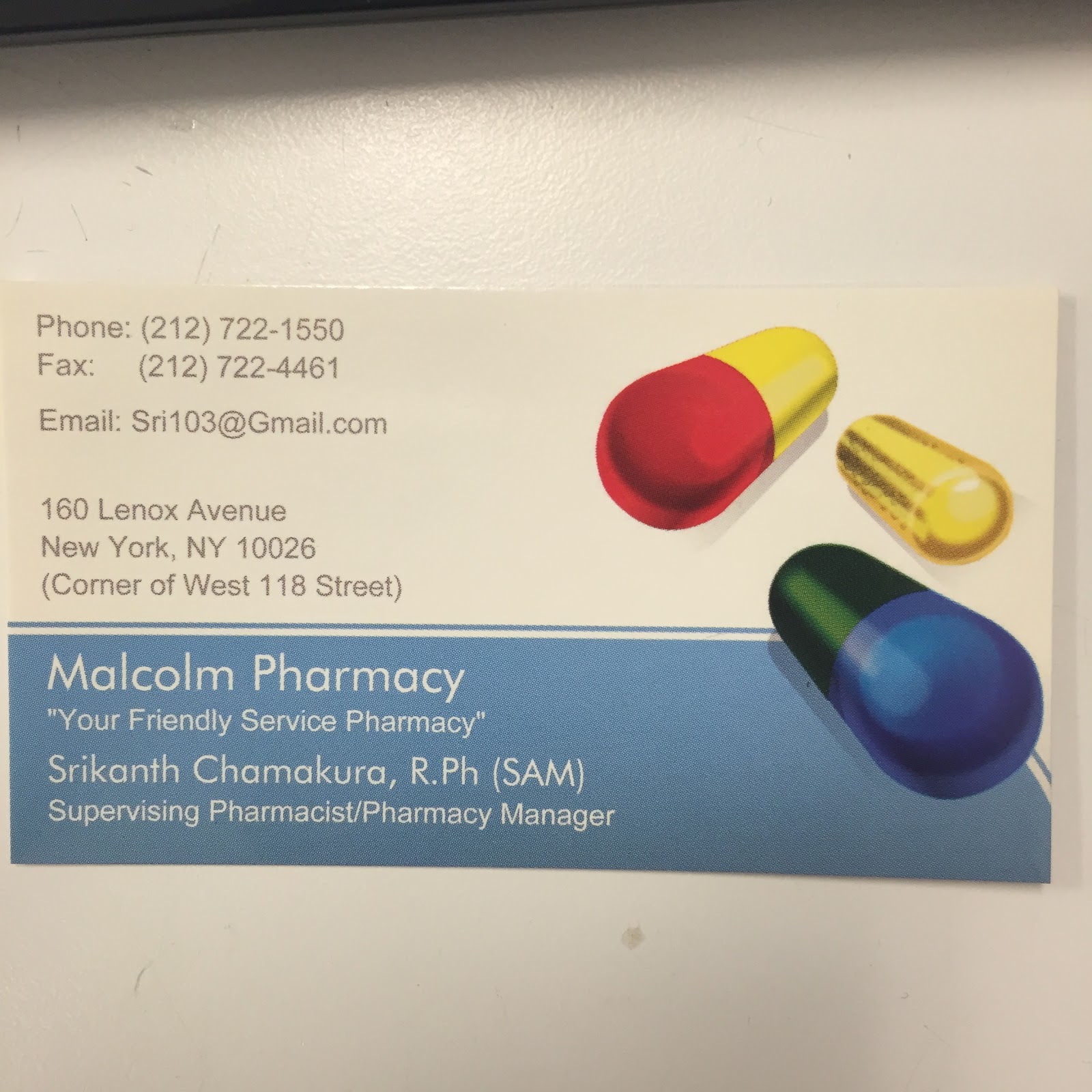 Photo of Malcolm Pharmacy in New York City, New York, United States - 3 Picture of Point of interest, Establishment, Store, Health, Pharmacy