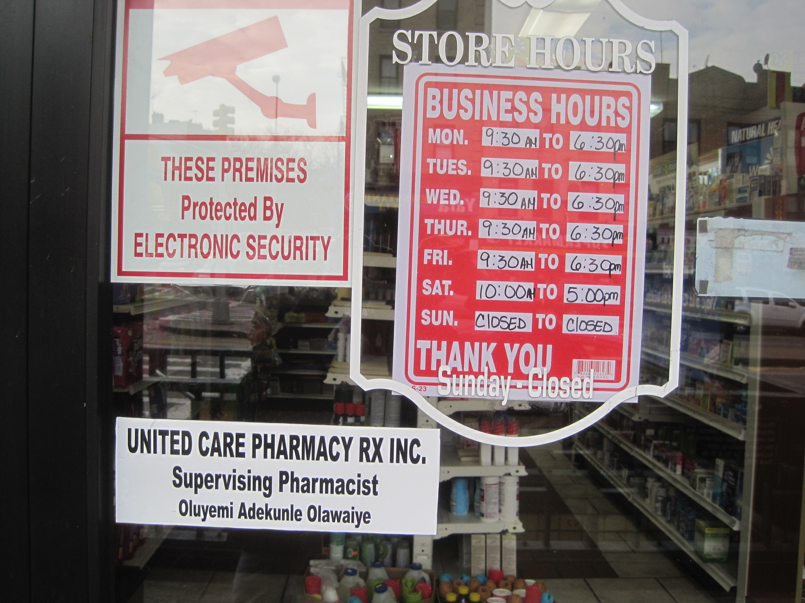 Photo of United Care Pharmacy Corporation in Kings County City, New York, United States - 2 Picture of Point of interest, Establishment, Store, Health, Pharmacy