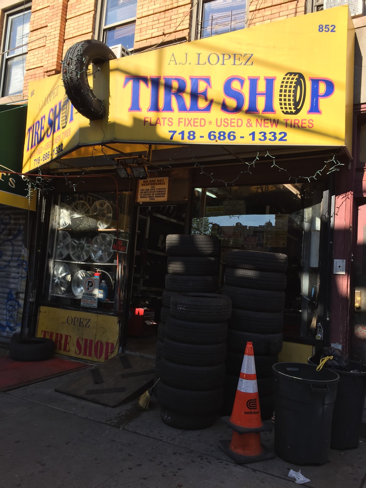 Photo of Lopez Tire Shop Corporation in Kings County City, New York, United States - 9 Picture of Point of interest, Establishment, Store, Car repair