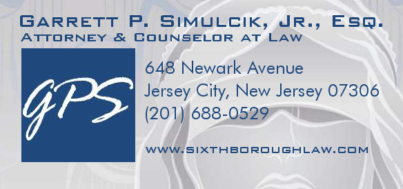 Photo of Law Office of Garrett P. Simulcik, Jr. - Attorney & Counselor at Law in Jersey City, New Jersey, United States - 7 Picture of Point of interest, Establishment, Lawyer