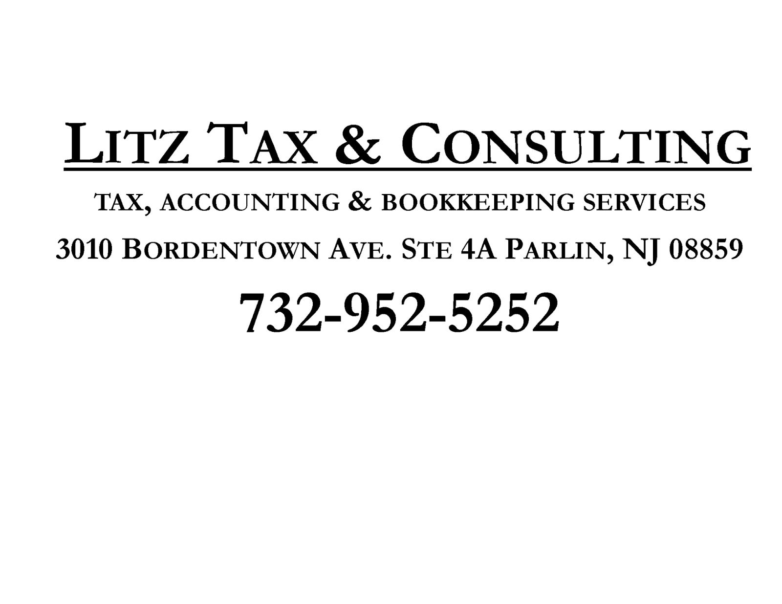 Photo of Litz Tax & Consulting in Parlin City, New Jersey, United States - 5 Picture of Point of interest, Establishment, Finance, Accounting