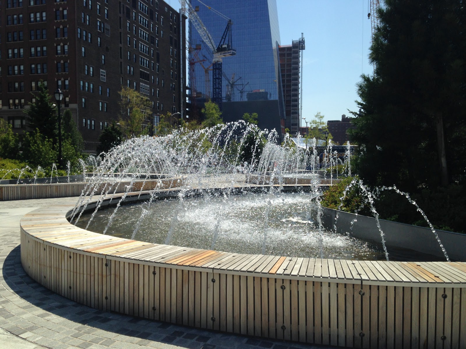 Photo of Hudson Park Fountains in New York City, New York, United States - 3 Picture of Point of interest, Establishment, Park