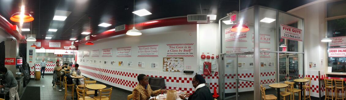 Photo of Five Guys Burgers and Fries in New York City, New York, United States - 8 Picture of Restaurant, Food, Point of interest, Establishment, Meal takeaway